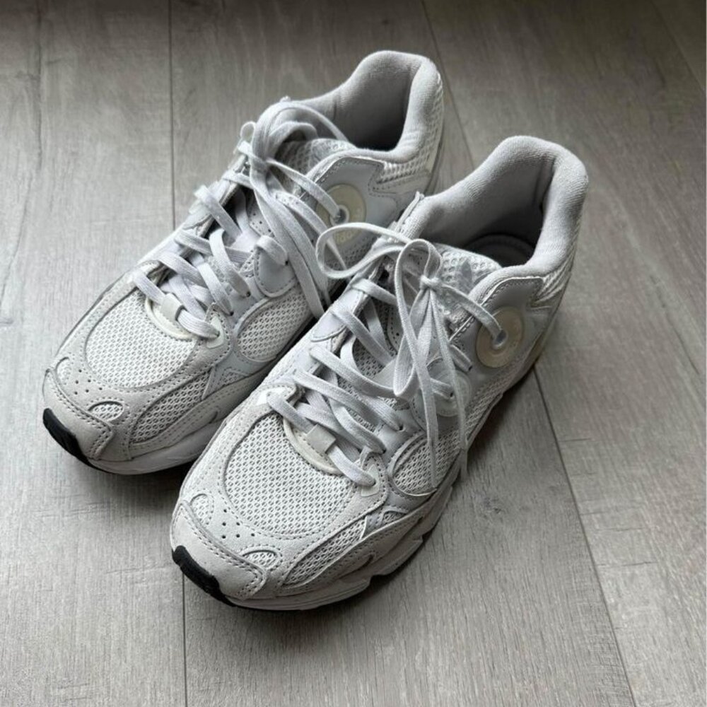 White Adidas Astir Size 8
